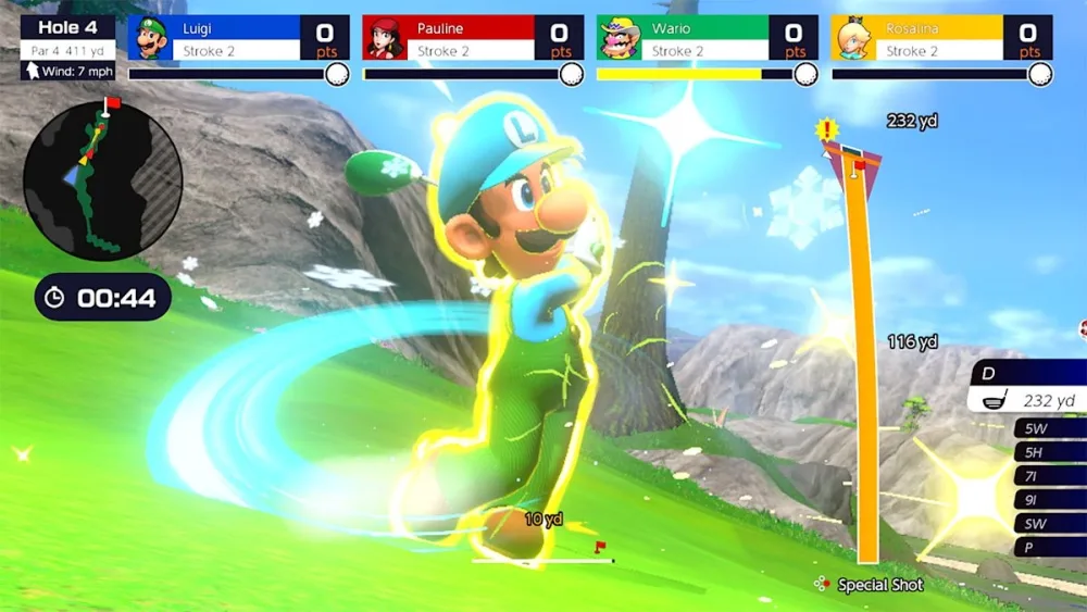 Le golf, façon Mario