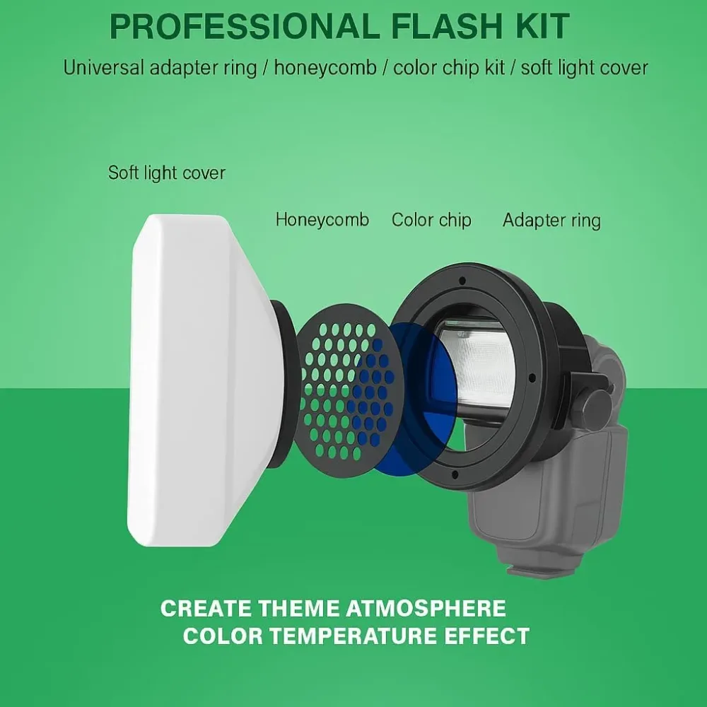 HIFFIN HF-D35 (kit d'accessoires magnétiques pour flash) Système magnétique rapide ezone maroc avito electroplanet