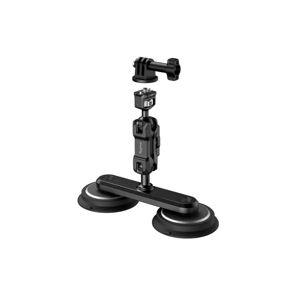 Kit de support de montage à double ventouse magnétique SmallRig avec bras articulé pour caméras d’action - ezone.ma prix maroc avito marketplace