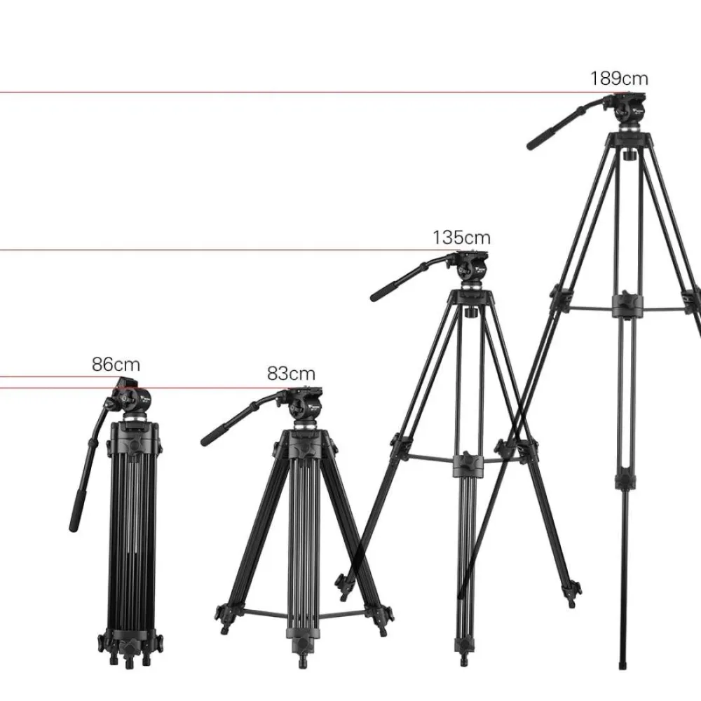 Weifeng WF-717 (trépied + tête fluide, réf. professionnelle) Tête fluide et 6 kg de charge ezone maroc avito electroplanet