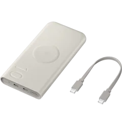 Samsung Powerbank 10 000 mAh 25W sans fil vue 1 ezone maroc avito electroplanet