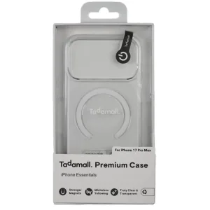 Tadamall Coque Premium transparente MagSafe pour iPhone 17 Pro Max