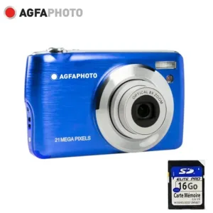 Agfaphoto DC8200 Bleu + Etui + 16G SD - ezone.ma prix maroc avito marketplace