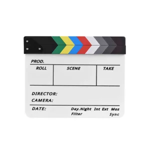 Clap de cinéma acrylique (blanc) - ezone.ma prix maroc avito marketplace