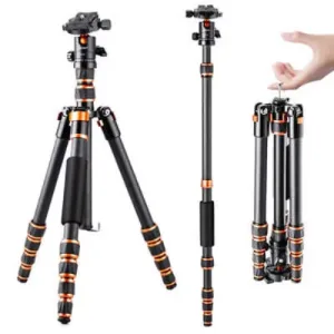 K&F Concept – Portable Carbon Fiber Camera Tripod – KF09.077V3 - ezone.ma prix maroc avito marketplace