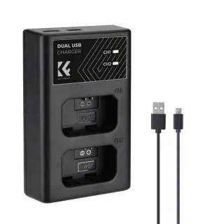 K&F Concept NP-FW50 Chargeur Double (Sony) ezone maroc avito electroplanet