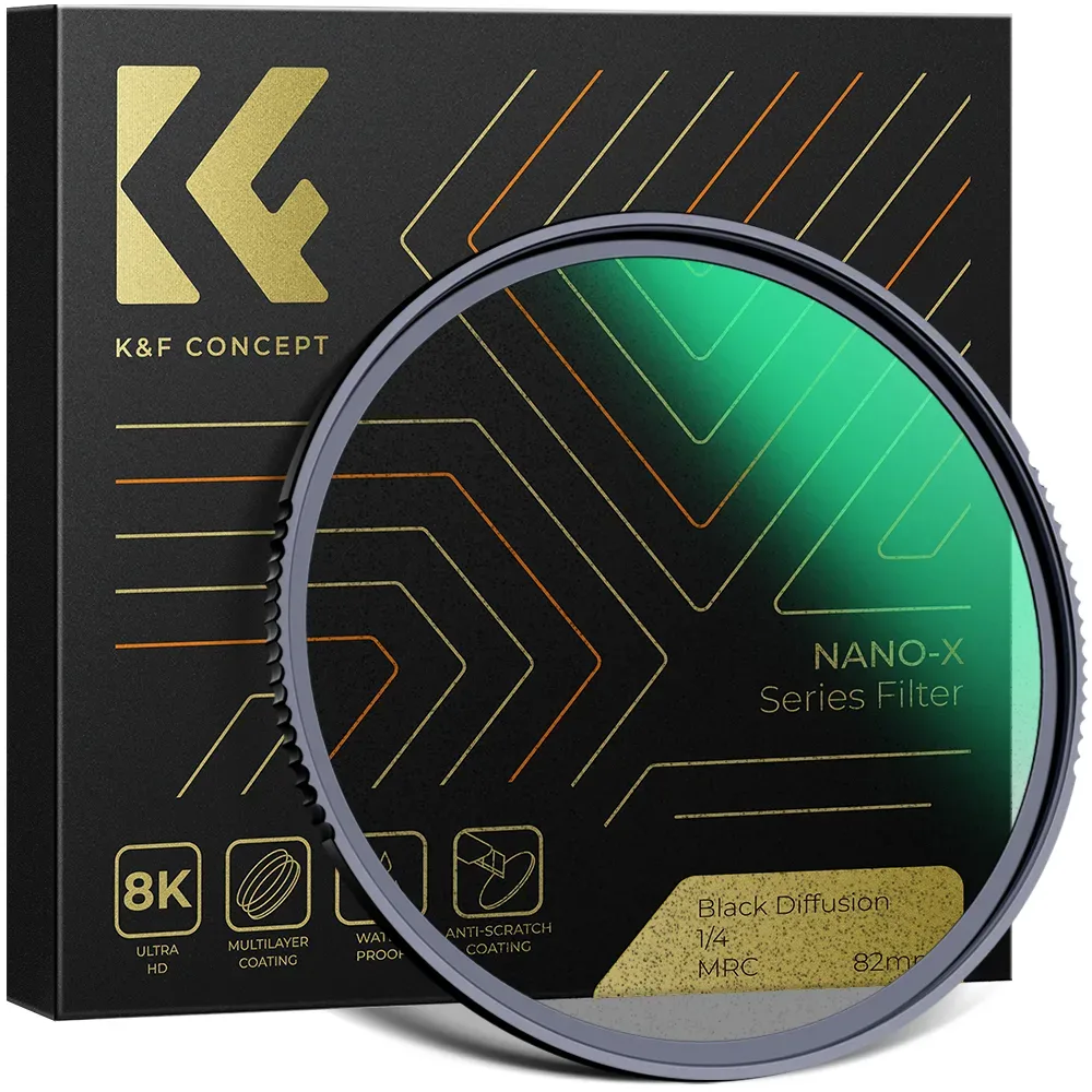 Filtre K&F Nano-X Black Diffusion 1/4 Ultra-Clair ezone maroc avito electroplanet