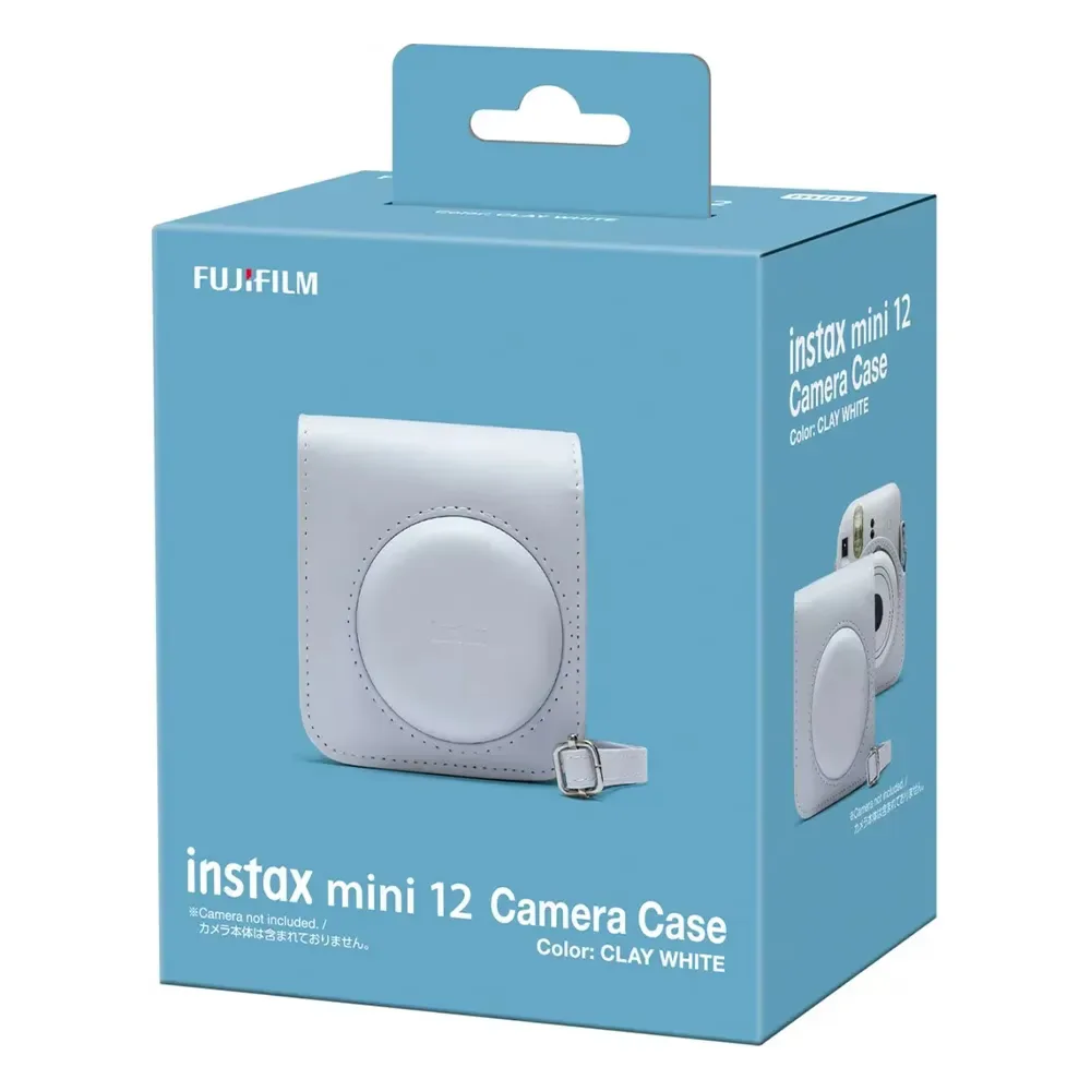 FUJIFILM Instax mini 12 case CLAY-WHITE ezone maroc avito electroplanet
