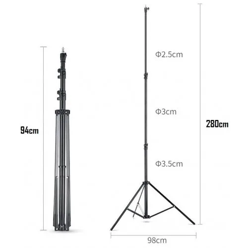 Trépied d’éclairage S288 (96-288 cm) ezone maroc avito electroplanet