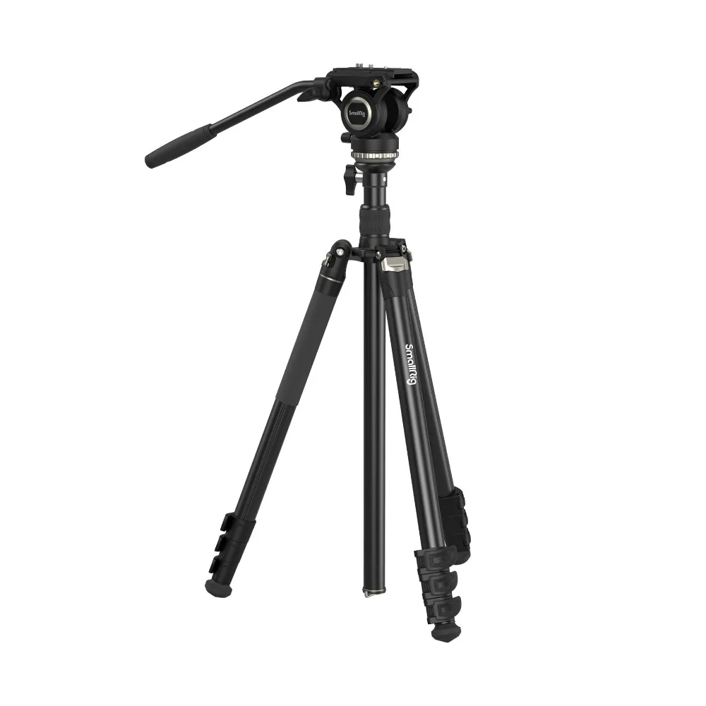 Trépied vidéo SmallRig CT210 avec tête fluide et colonne centrale réversible ezone maroc avito electroplanet
